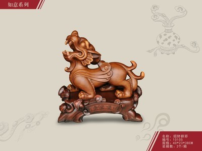 匠心塑祥瑞 探秘深圳金祥源树脂貔貅摆件的工艺与风水之道